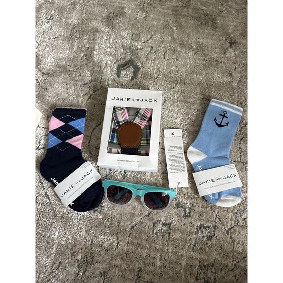🔥FLASH SALE🔥 Janie and Jack Boys‎ Accessories bundle Set 4 pieces - Picture 1 of 4